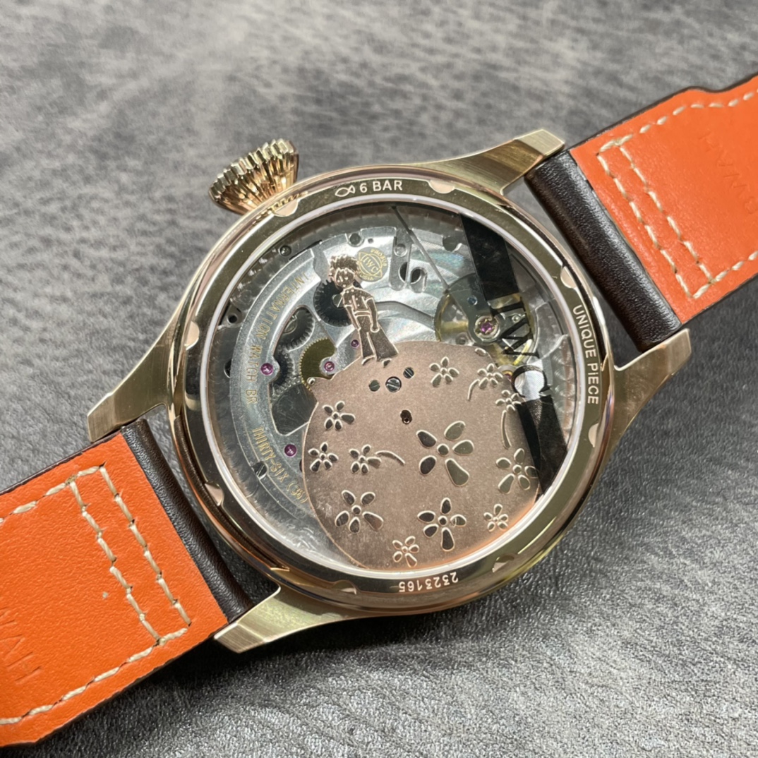 IWC Portugieser-Style Annual Calendar Watch with Blue Dial