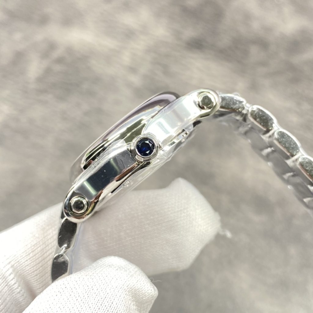 Chopard Happy Diamonds-StChopard Happy Style Automatic Watch, White Dial Roman Numeral Metal Braceletyle Watch with Floating Diamonds