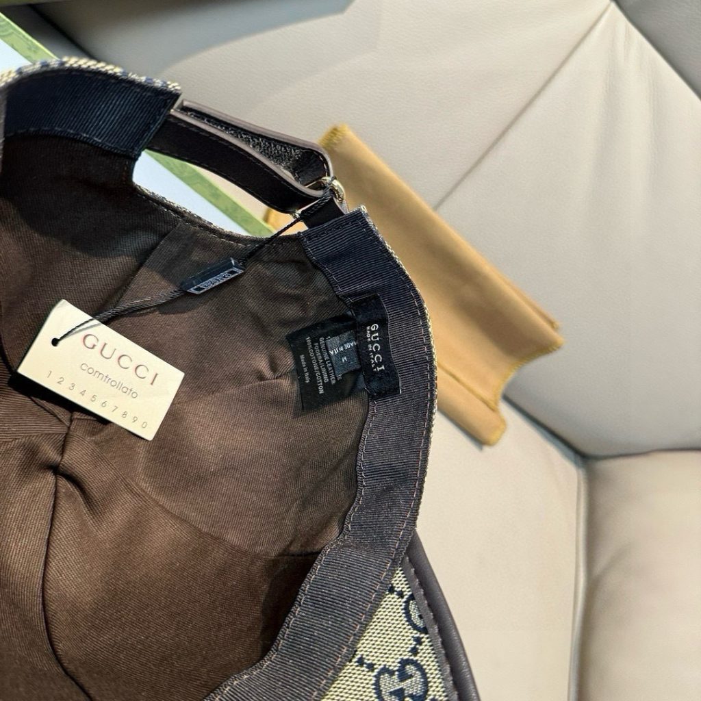 Gucci Hat Leather Adjustable