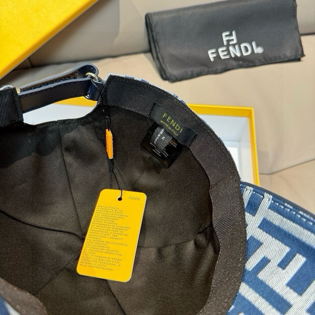 Fendi Hat Leather