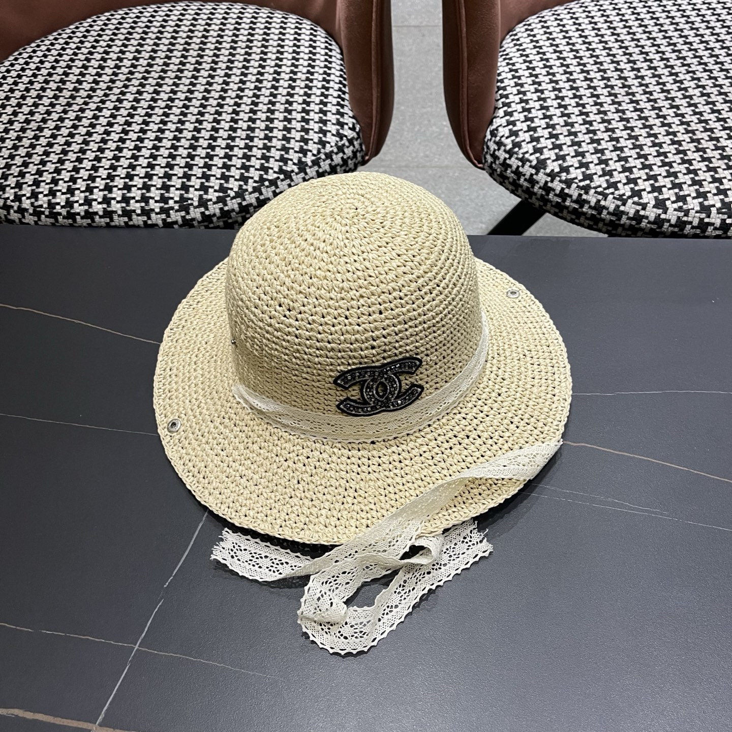Chanel Hat Double C