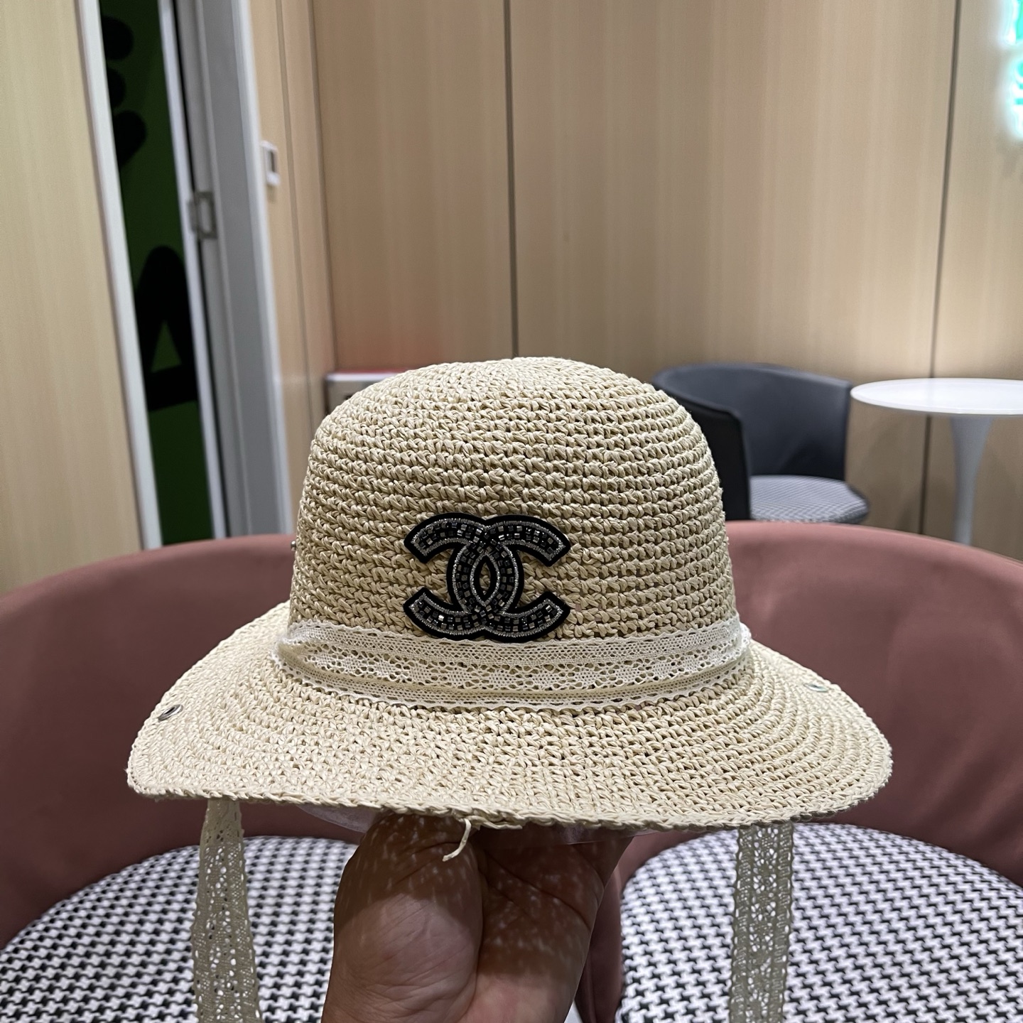 Chanel Hat Double C
