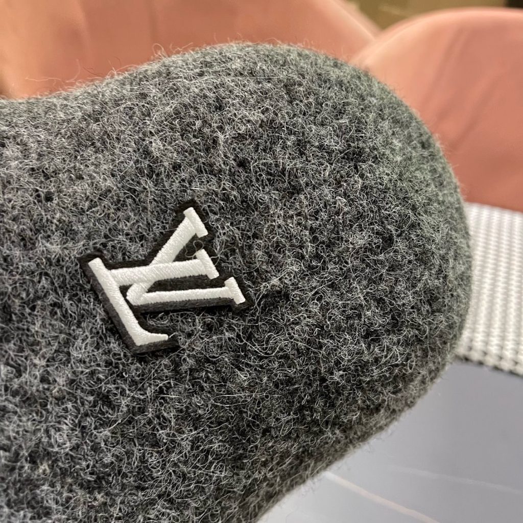 Louis Vuitton Hat Wool Blend Bucket Hat Soft Unstructured