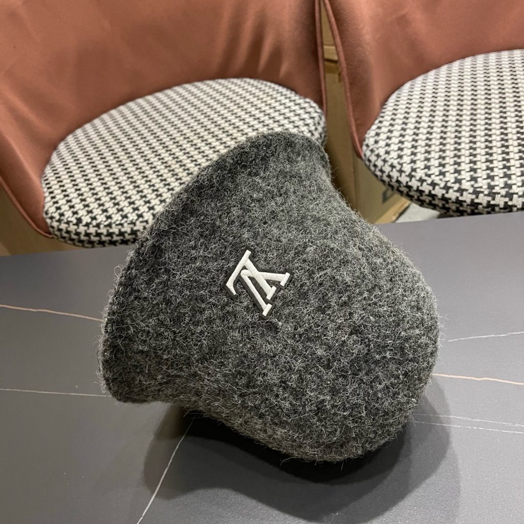 Louis Vuitton Hat Wool Blend Bucket Hat Soft Unstructured