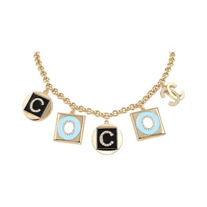 Chanel Necklace Brass Pendant