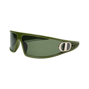 Dior Rose des Vents Shield Sunglasses Acetate Metal Gold-tone Lattice Detail