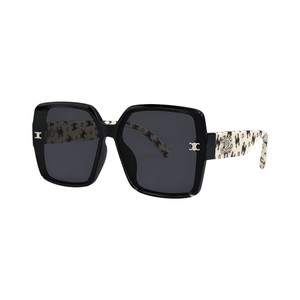 CELINE Triomphe Oversized Square Acetate Sunglasses Rhinestone Temple Logo